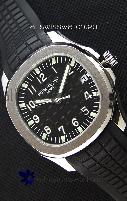 Patek Philippe Aquanaut 5167A-001 Swiss Replica Watch Black Dial - 1:1 Mirror Edition 