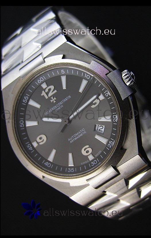 Vacheron Constantin Overseas Grey Dial Swiss Replica Watch 