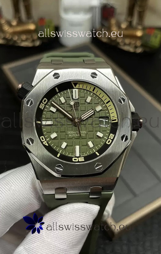Audemars Piguet Royal Oak 1:1 Ultimate Swiss Replica Watch Green Dial Cal.4308 Movement