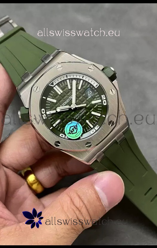 Audemars Piguet Royal Oak 1:1 Ultimate Swiss Replica Watch Green Dial Cal.3120 Movement
