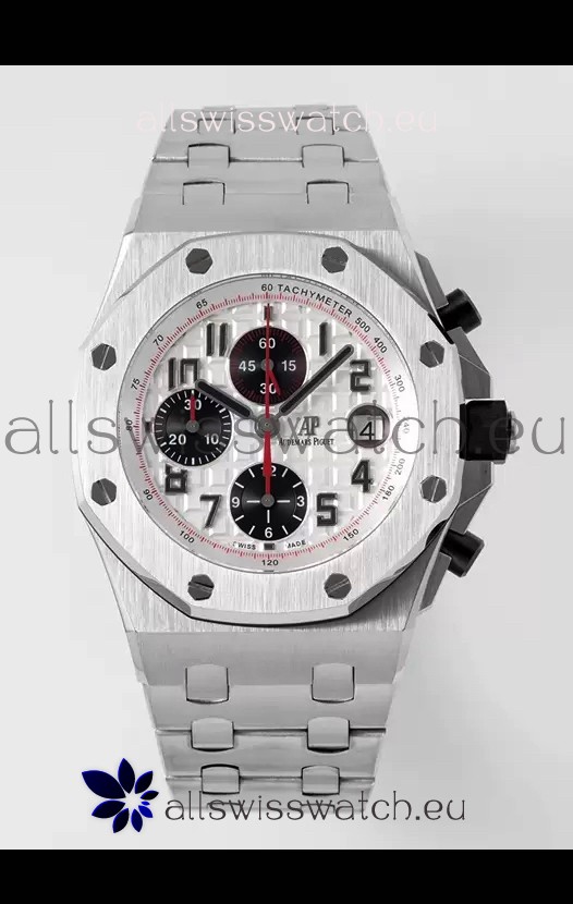 Audemars Piguet Royal Oak Offshore PANDA Chronograph 1:1 Mirror Replica Watch - 904L Steel