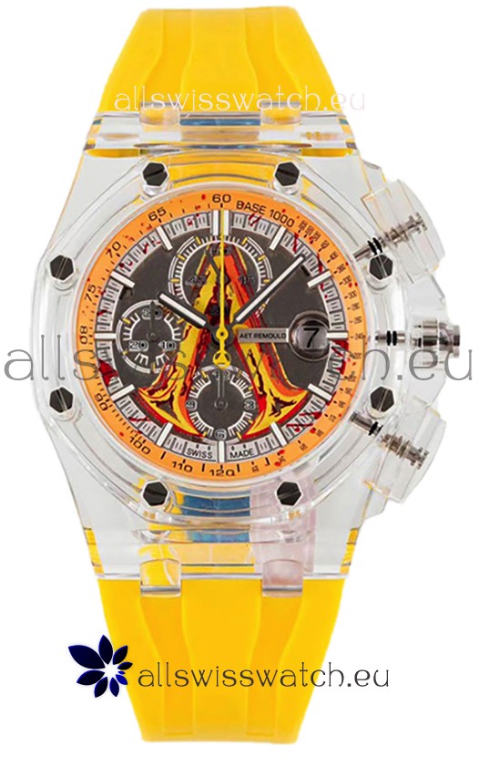 Audemars Piguet Royal Oak Offshore AET Remould LAMBDA Sapphires Casing Swiss Replica Watch 