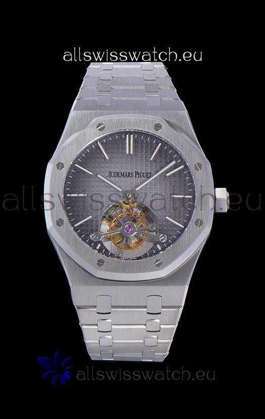 Audemars Piguet Royal Oak Tourbillon 41mm Grey Dial in 904L Steel Case