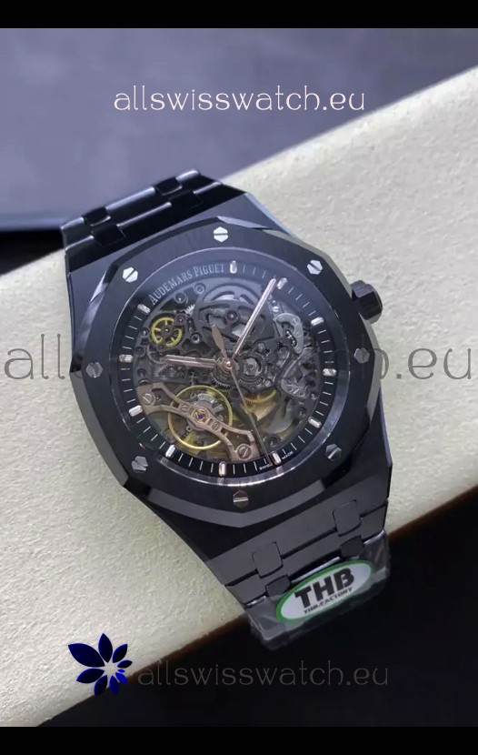 Audemars Piguet Royal Oak Double Balance Wheel Openworked Edition Ceramic 1:1 Superclone Replica Watch