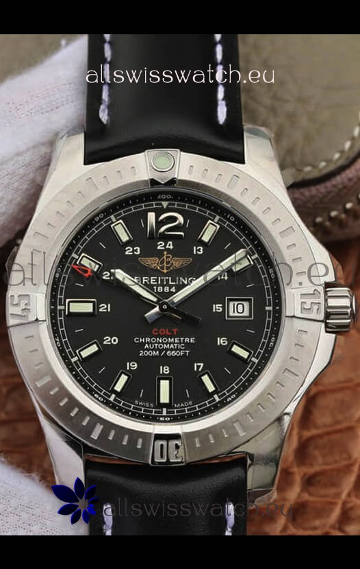 Breitling Chronometre COLT 41 Black Dial Swiss Automatic Replica Watch