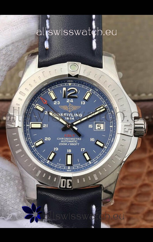 Breitling Chronometre COLT 41 Light Blue Dial Swiss Automatic Replica Watch