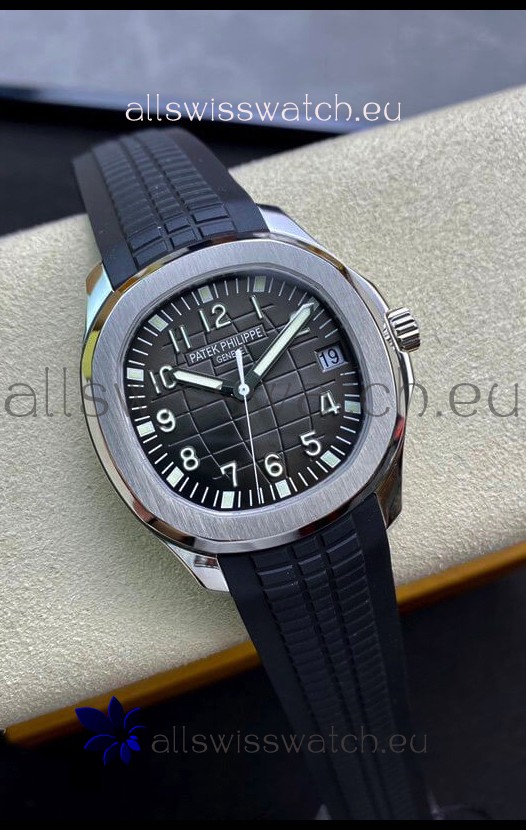 Patek Philippe Aquanaut 5165A Swiss Replica 38MM Watch Grey Dial 1:1 Mirror Replica