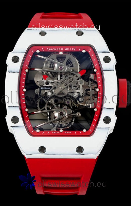 Richard Mille RM027-02 Rafael Nadal Genuine Tourbillon Movement 1:1 Mirror Replica Watch