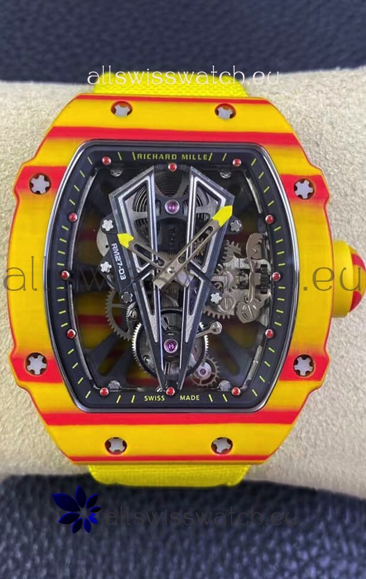 Richard Mille RM27-03 Rafael Nadal Genuine Tourbillon Movement 1:1 Mirror Replica Watch