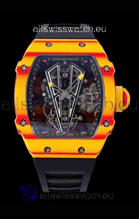 Richard Mille RM27-03 Rafael Nadal Genuine Tourbillon Movement 1:1 Mirror Replica Watch