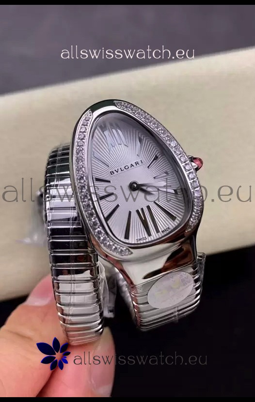 Bvlgari Serpenti Edition Stainless Steel Casing Watch in 1:1 Mirror Quality