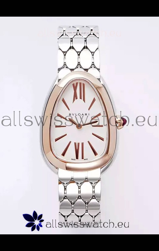 Bvlgari Serpenti Seduttori Edition in Two Tone Rose Gold Casing Super Clone Watch