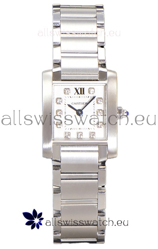 Cartier Tank Francaise Stainless Steel Swiss Quartz Replica Watch 25.70MM