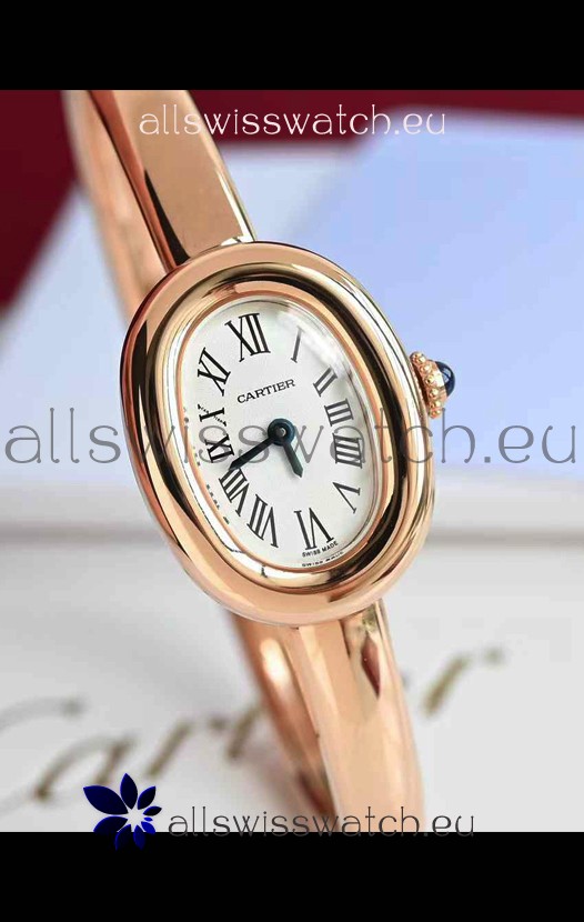 Baignoire De Cartier Rose Gold Super Clone Quartz Replica Watch
