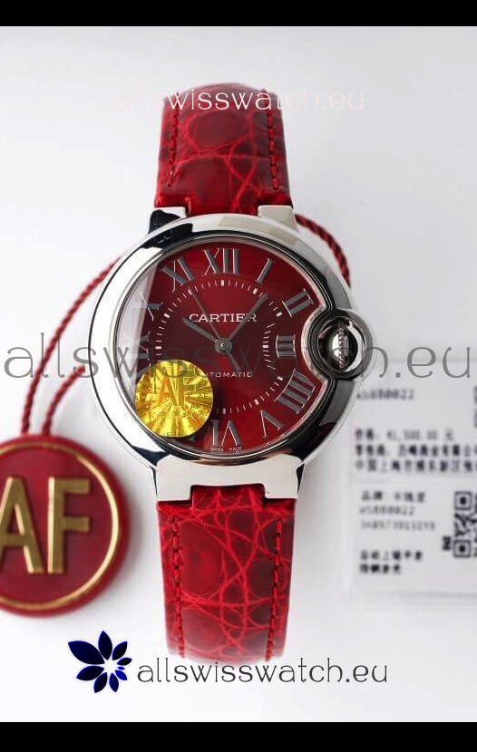 Ballon De Cartier Swiss Automatic 1:1 Mirror Quality 33MM in Steel Case 