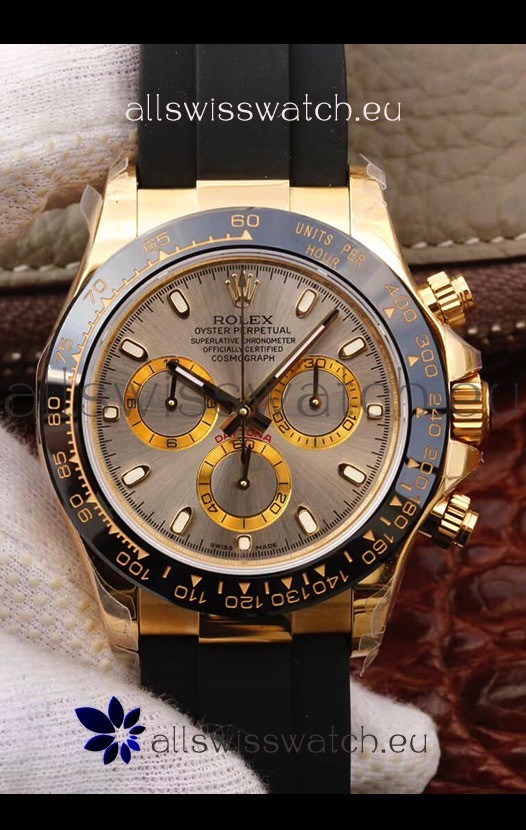 Rolex Cosmograph Daytona 116508 Yellow Gold Original Cal.4130 Movement - 904L Steel Watch