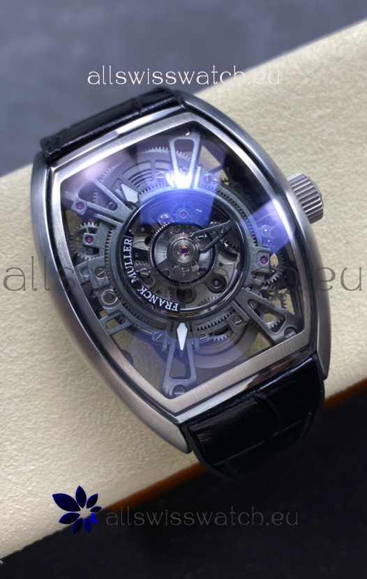 Franck Muller Curvex Grand Central Tourbillon Stainless Steel Watch in 1:1 Mirror Replica Watch