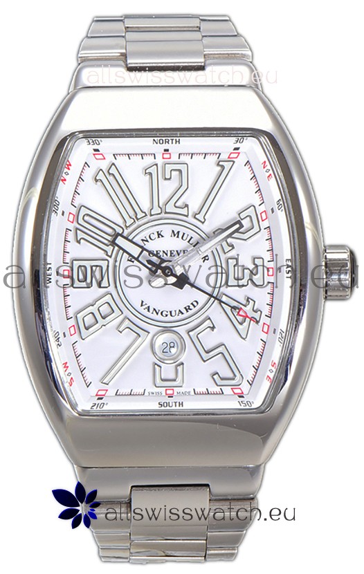 Franck Muller Vanguard Yachting V45 Stainless Steel Casing Swiss Replica Watch 