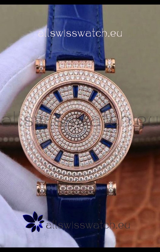 Franck Muller Double Mystery 1:1 Mirror Swiss Replica Watch - 42MM