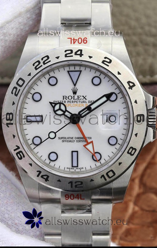 Rolex Explorer M216570-001 1:1 Mirror Replica Watch - White Dial in 904L Steel 42MM
