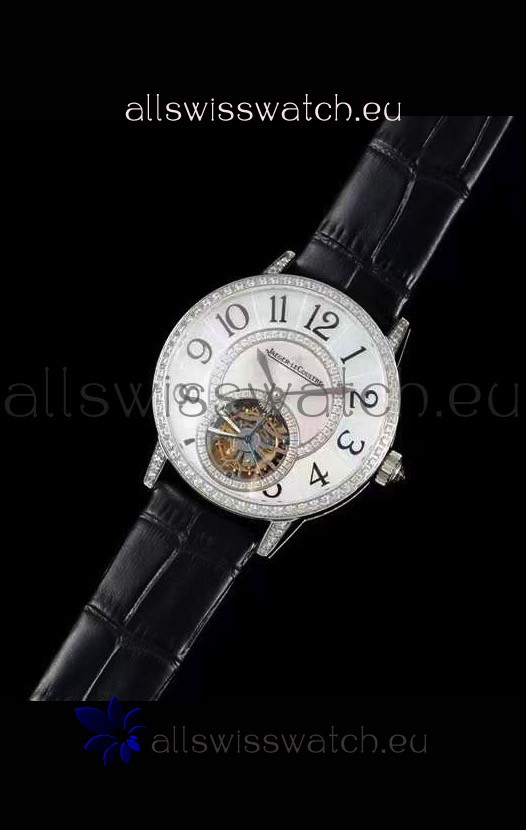Jaeger LeCoultre RENDEZ-VOUZ Tourbillon 1:1 Mirror Quality Swiss Replica Watch in Steel Casing