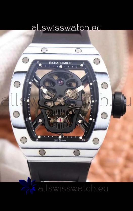 Richard Mille RM052-1 Tourbillon in White Ceramic Casing - 1:1 Mirror Quality 