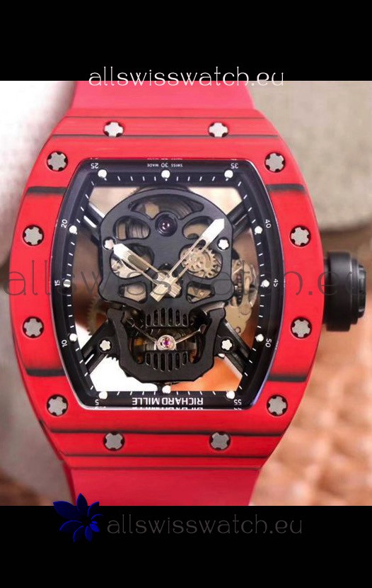 Richard Mille RM052-1 Tourbillon in RED Ceramic Casing - 1:1 Mirror Quality 