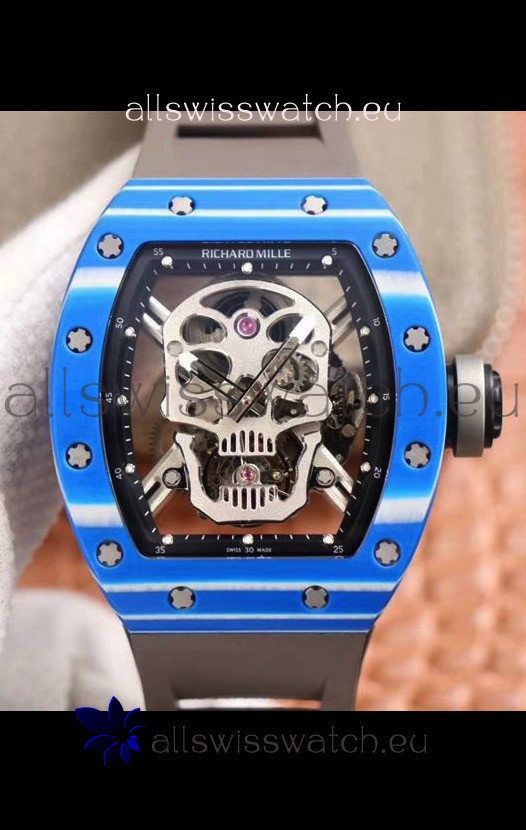 Richard Mille RM052-1 Tourbillon in Blue Ceramic Casing - 1:1 Mirror Quality 