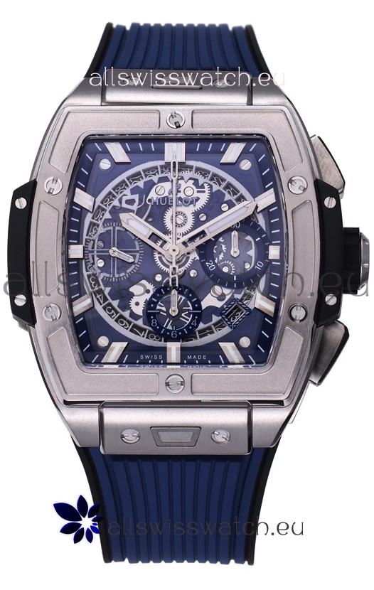 Hublot Spirit of Bang Titanium Casing Blue Dial - 42MM Swiss Replica