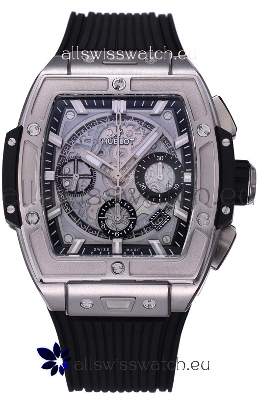 Hublot Spirit of Bang Titanium Casing Black Dial - 42MM Swiss Replica