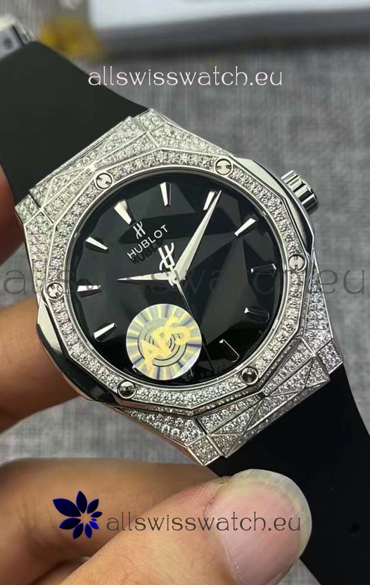 Hublot Classic Fusion Orlinski PAVE Edition Black Dial Swiss Replica Watch 40MM