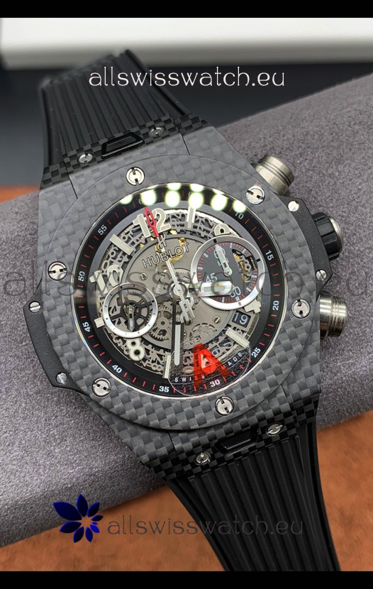 Hublot Big Bang Unico Carbon Fiber Watch 45MM - Swiss Replica Watch 