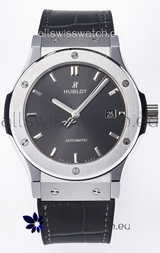Hublot Super Clone Classic Fusion Titanium 42MM 1:1 Mirror Replica Watch Grey Dial