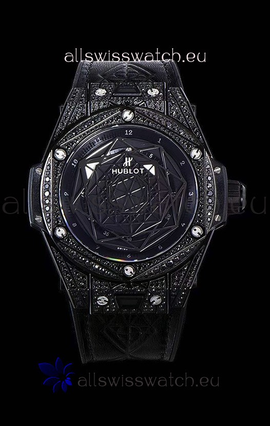Hublot Big Bang One Click Sang Bleu 1:1 Mirror Replica in Ceramic Casing - 45MM
