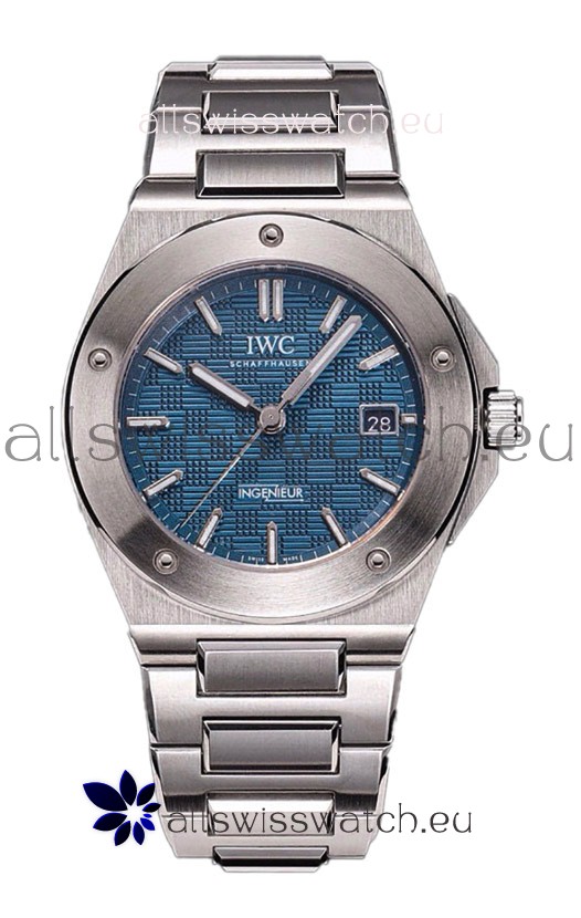IWC Ingenieur IW3289 Blue Dial 1:1 Mirror Swiss Replica Watch 40MM