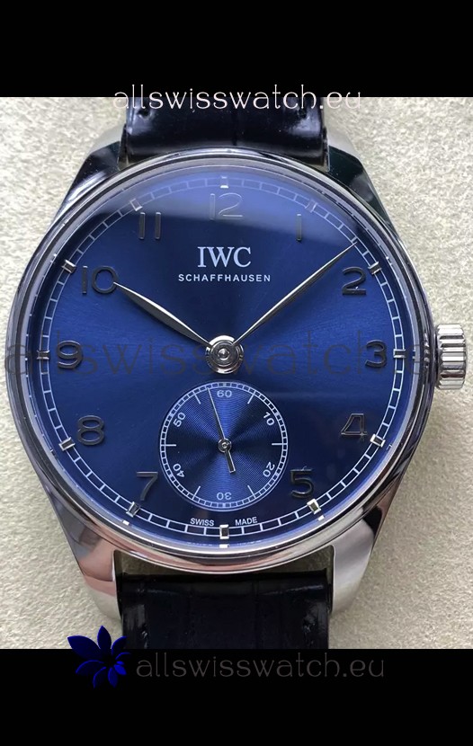 IWC Portugieser Super Clone Automatic 41 IW358305 Blue Dial in Steel Case
