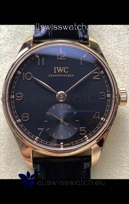 IWC Portugieser Super Clone Automatic 41 IW358401 Brown Dial Rose Gold Casing