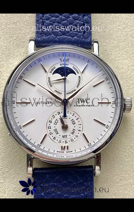 IWC IW359001 Portofino Complete Calendar 904L Stainless Steel Swiss Replica Watch 