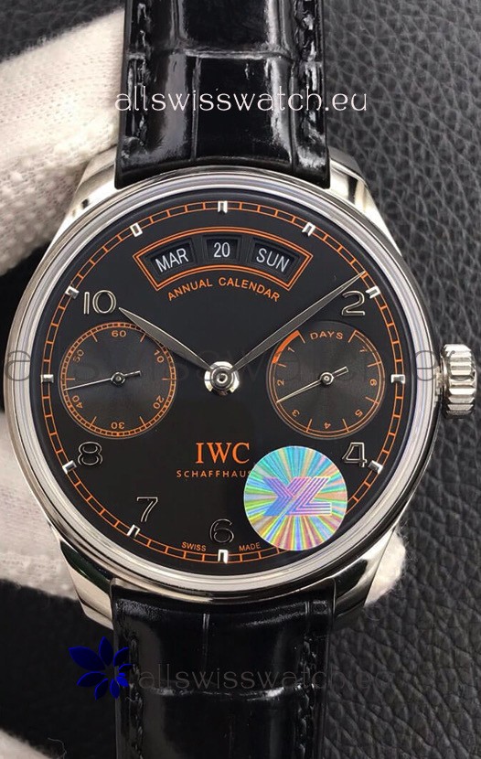 IWC Portugieser Swiss 1:1 Mirror Replica Watch Brown Dial Steel Case Watch