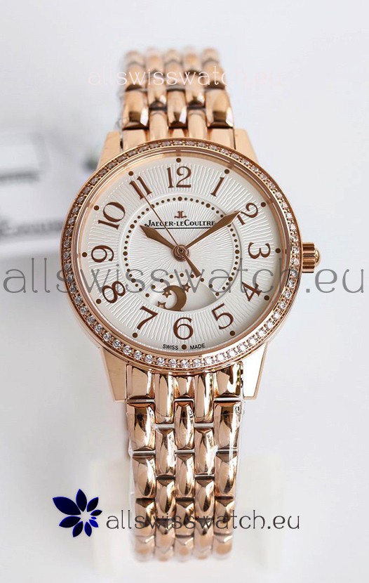 Jaeger-LeCoultre Rendez-Vous Steel Night & Day 1:1 Mirror Rose Gold Watch