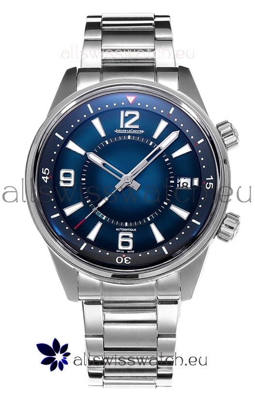 Jaeger LeCoultre Polaris Date Blue Dial Steel Strap 1:1 Mirror Replica Watch 42MM