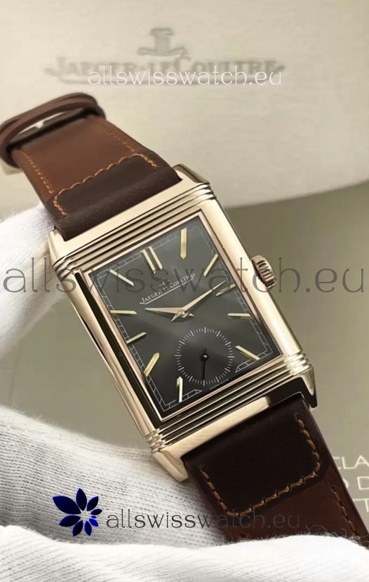 Jaeger-LeCoultre Reverso DuoFace Rose Gold Casing Watch in Swiss Automatic Movement