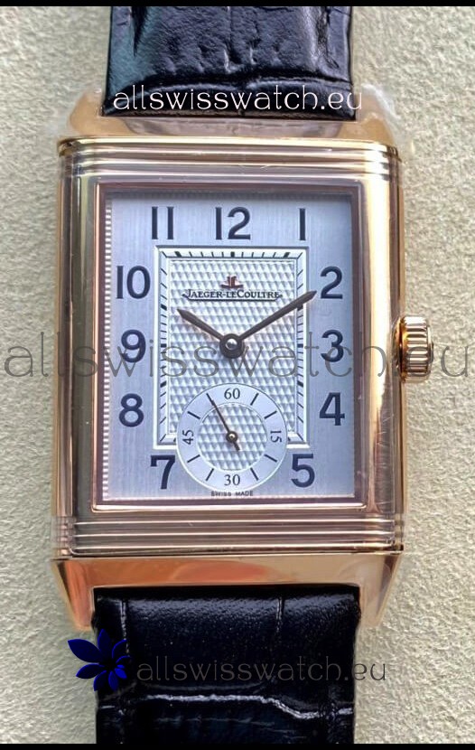 Jaeger-LeCoultre Reverso DuoFace Rose Gold Casing Watch in Swiss Automatic Movement