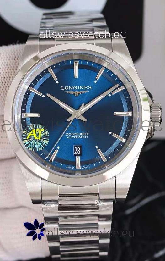 Longines Conquest Automatic Blue Dial Automatic Watch in Steel Casing