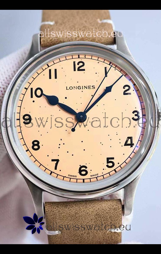 Longines Heritage Military Stainless Steel Watch in Swiss Automatic Movement 