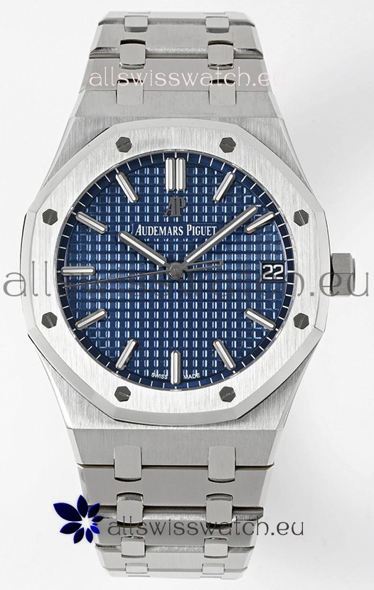 Audemars Piguet Royal Oak 15500 41MM Blue Dial 904L Steel CALIBRE 4302 Movement 1:1 Mirror Replica