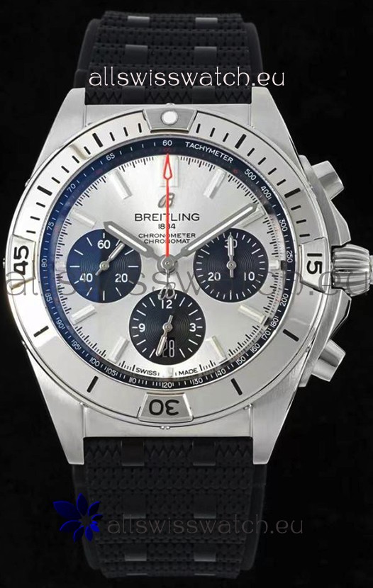 Breitling Chronomat B01 42 Edition Swiss 904L Steel Casing Silver Dial 1:1 Mirror Replica Watch