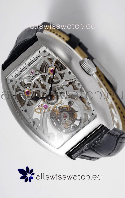 Franck Muller Fast Tourbillon Edition 1:1 Mirror Swiss Replica Watch Steel Casing
