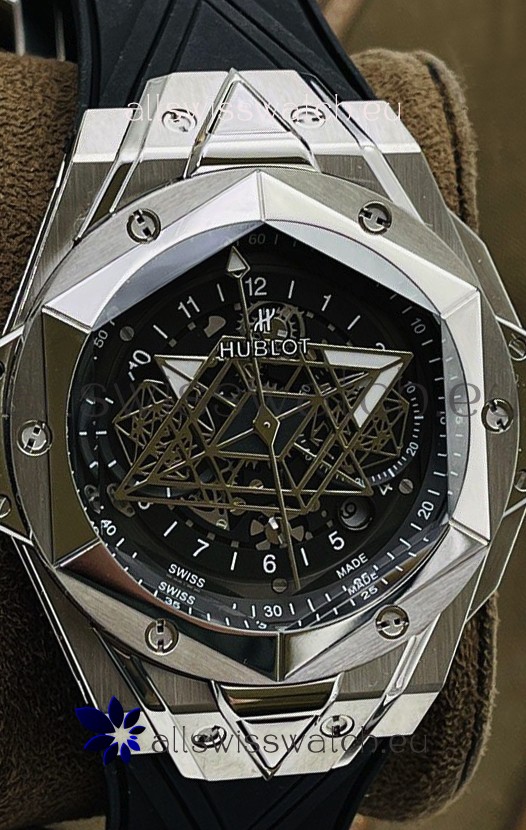 Hublot Big Bang UNICO Sang Bleu II Stainless Steel 1:1 Mirror Quality Swiss Replica Watch 