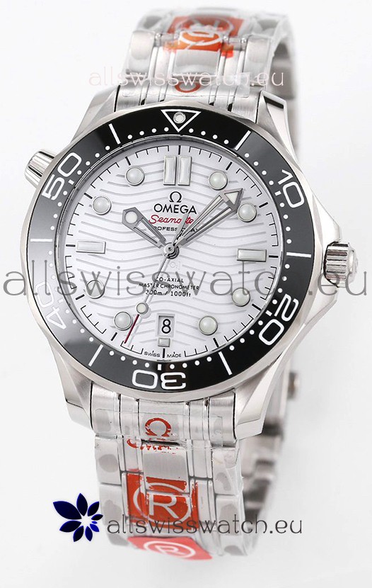 Omega Seamaster 300M Master Chronometer White Swiss 904L Steel 1:1 Mirror Replica Watch
